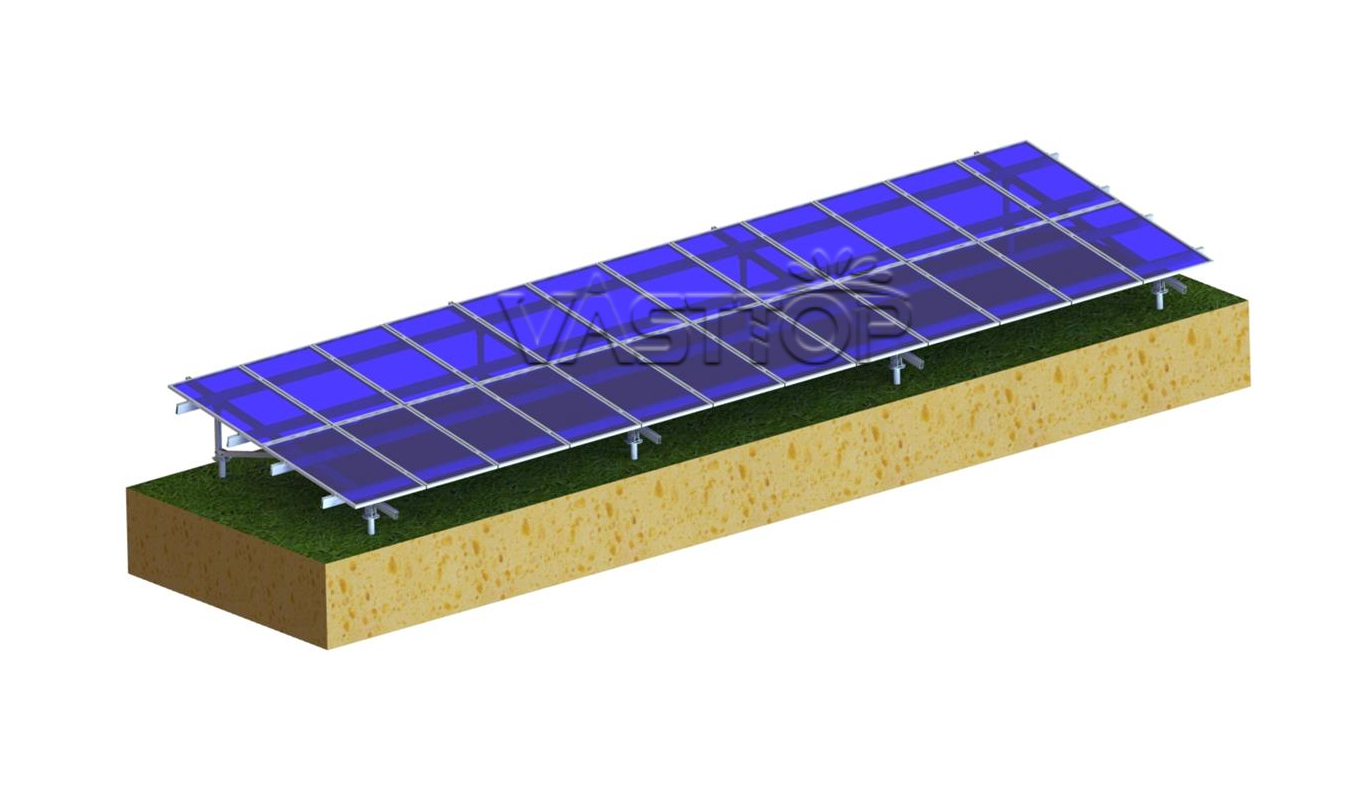 ground-mounted residential and commercial solar panel systems